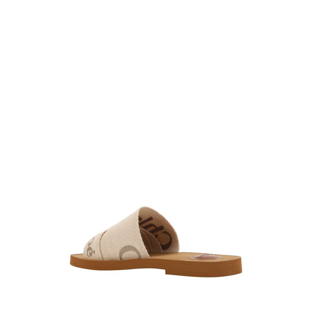 Chloé - The cotton Woody Sandals