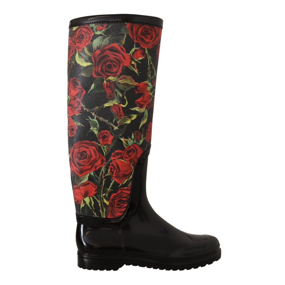 Dolce & Gabbana - Black Polyvinyl Rain Boots