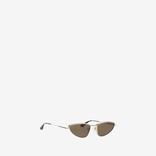 Alexander McQueen –  Silver Cat-Eye Sunglasses