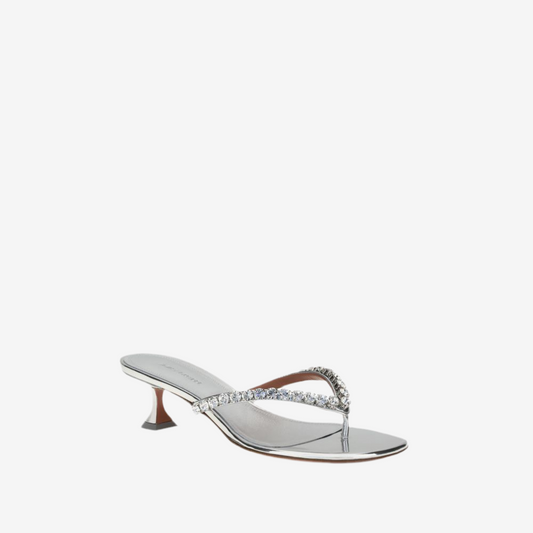 Amina Muaddi – Gigi Rhinestone Sandals