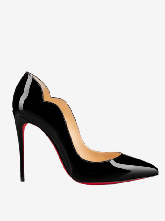Christian Louboutin – Hot Chick Black Patent Leather Pumps